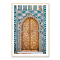 Salty Luxe Print GALLERY / Natural / MATTED Moroccan Door 2