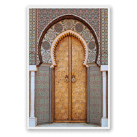 Salty Luxe Print GALLERY / White / FULL BLEED Moroccan Door 3