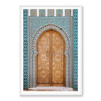 Salty Luxe Print GALLERY / White / MATTED Moroccan Door 2
