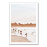 Salty Luxe Print GALLERY / White / MATTED Surf Highway, Byron Bay