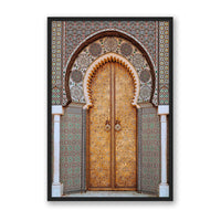Salty Luxe Print Large / Black / FULL BLEED Moroccan Door 3
