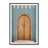 Salty Luxe Print Large / Black / MATTED Moroccan Door 2