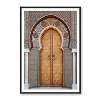 Salty Luxe Print Large / Black / MATTED Moroccan Door 3