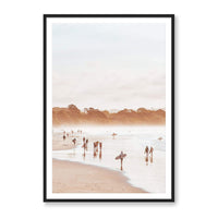 Salty Luxe Print Large / Black / MATTED Surf Highway, Byron Bay