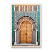 Salty Luxe Print Large / Natural / FULL BLEED Moroccan Door 1