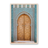 Salty Luxe Print Large / Natural / FULL BLEED Moroccan Door 2