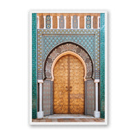 Salty Luxe Print Large / White / FULL BLEED Moroccan Door 1