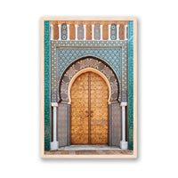 Salty Luxe Print MEDIUM / Natural / FULL BLEED Moroccan Door 1