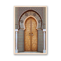 Salty Luxe Print MEDIUM / Natural / FULL BLEED Moroccan Door 3