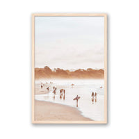 Salty Luxe Print MEDIUM / Natural / FULL BLEED Surf Highway, Byron Bay