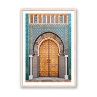 Salty Luxe Print MEDIUM / Natural / MATTED Moroccan Door 1