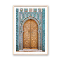 Salty Luxe Print MEDIUM / Natural / MATTED Moroccan Door 2