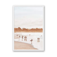 Salty Luxe Print MEDIUM / White / FULL BLEED Surf Highway, Byron Bay
