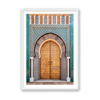 Salty Luxe Print MEDIUM / White / MATTED Moroccan Door 1