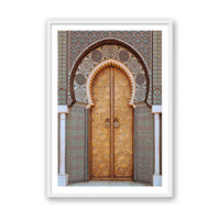 Salty Luxe Print MEDIUM / White / MATTED Moroccan Door 3