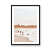 Salty Luxe Print SMALL / Black / MATTED Surf Highway, Byron Bay