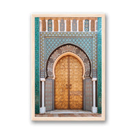 Salty Luxe Print SMALL / Natural / FULL BLEED Moroccan Door 1