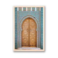 Salty Luxe Print SMALL / Natural / FULL BLEED Moroccan Door 2