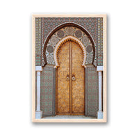 Salty Luxe Print SMALL / Natural / FULL BLEED Moroccan Door 3