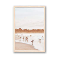 Salty Luxe Print SMALL / Natural / FULL BLEED Surf Highway, Byron Bay