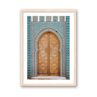 Salty Luxe Print SMALL / Natural / MATTED Moroccan Door 2
