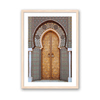 Salty Luxe Print SMALL / Natural / MATTED Moroccan Door 3