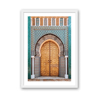 Salty Luxe Print SMALL / White / MATTED Moroccan Door 1