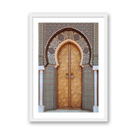 Salty Luxe Print SMALL / White / MATTED Moroccan Door 3
