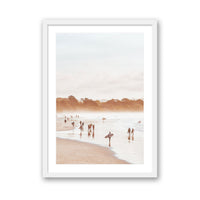 Salty Luxe Print SMALL / White / MATTED Surf Highway, Byron Bay
