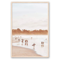 Salty Luxe Print STATEMENT / Natural / FULL BLEED Surf Highway, Byron Bay