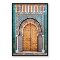 Salty Luxe Print X-LARGE / Black / FULL BLEED Moroccan Door 1
