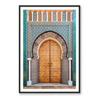 Salty Luxe Print X-LARGE / Black / MATTED Moroccan Door 1