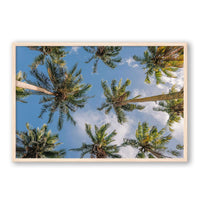 Salty Luxe Print X-LARGE / Natural / FULL BLEED Coconut Palms