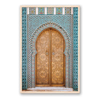 Salty Luxe Print X-LARGE / Natural / FULL BLEED Moroccan Door 2