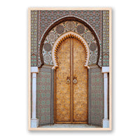 Salty Luxe Print X-LARGE / Natural / FULL BLEED Moroccan Door 3