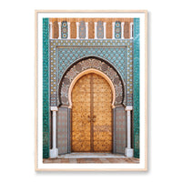 Salty Luxe Print X-LARGE / Natural / MATTED Moroccan Door 1