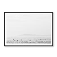 Carly Tabak Print Large / White / FULL BLEED Surfs Up Santa Barbara
