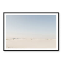 Wesley and Emma Print GALLERY / Black / MATTED White Sands