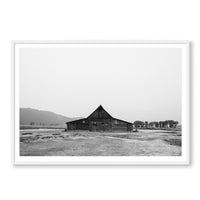 Wesley and Emma Print GALLERY / White / MATTED Teton Haze
