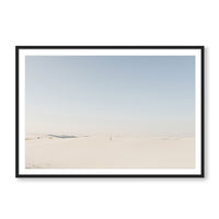 Wesley and Emma Print Large / Black / MATTED White Sands