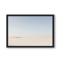 Wesley and Emma Print SMALL / Black / FULL BLEED White Sands