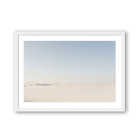 Wesley and Emma Print SMALL / White / MATTED White Sands