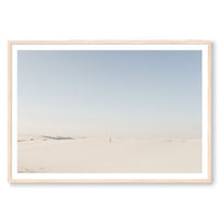 Wesley and Emma Print STATEMENT / Natural / MATTED White Sands